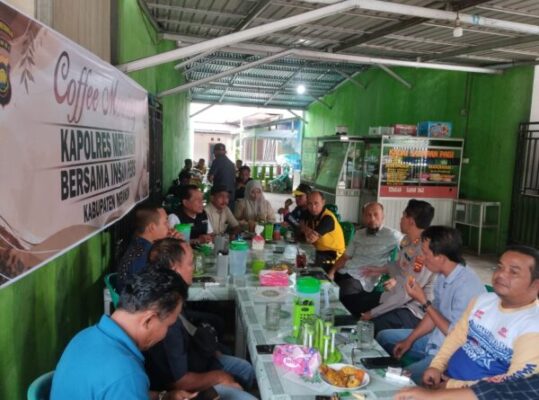 Kopi Morning Kapolres Merangin: Wujud Kedekatan dan Sinergi Bersama Insan Pers