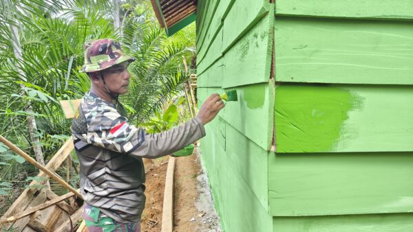 Satgas TMMD Ke-128 Kodim 0420/Sarko Finishing RLH Milik Pak Ruslan