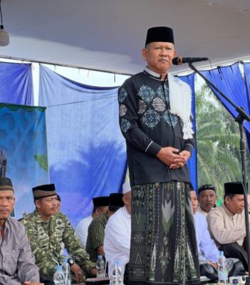 Antusias Jama’ah Luar Biasa: Wabup Abdul Khafid Hadiri Pengajian Ranting NU Muara Delang Tabir Selatan