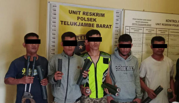 Provost GSK Tangkap 5 Oknum Security Diduga Terlibat Pencurian Potongan Kabel Tembaga di Area Kerja